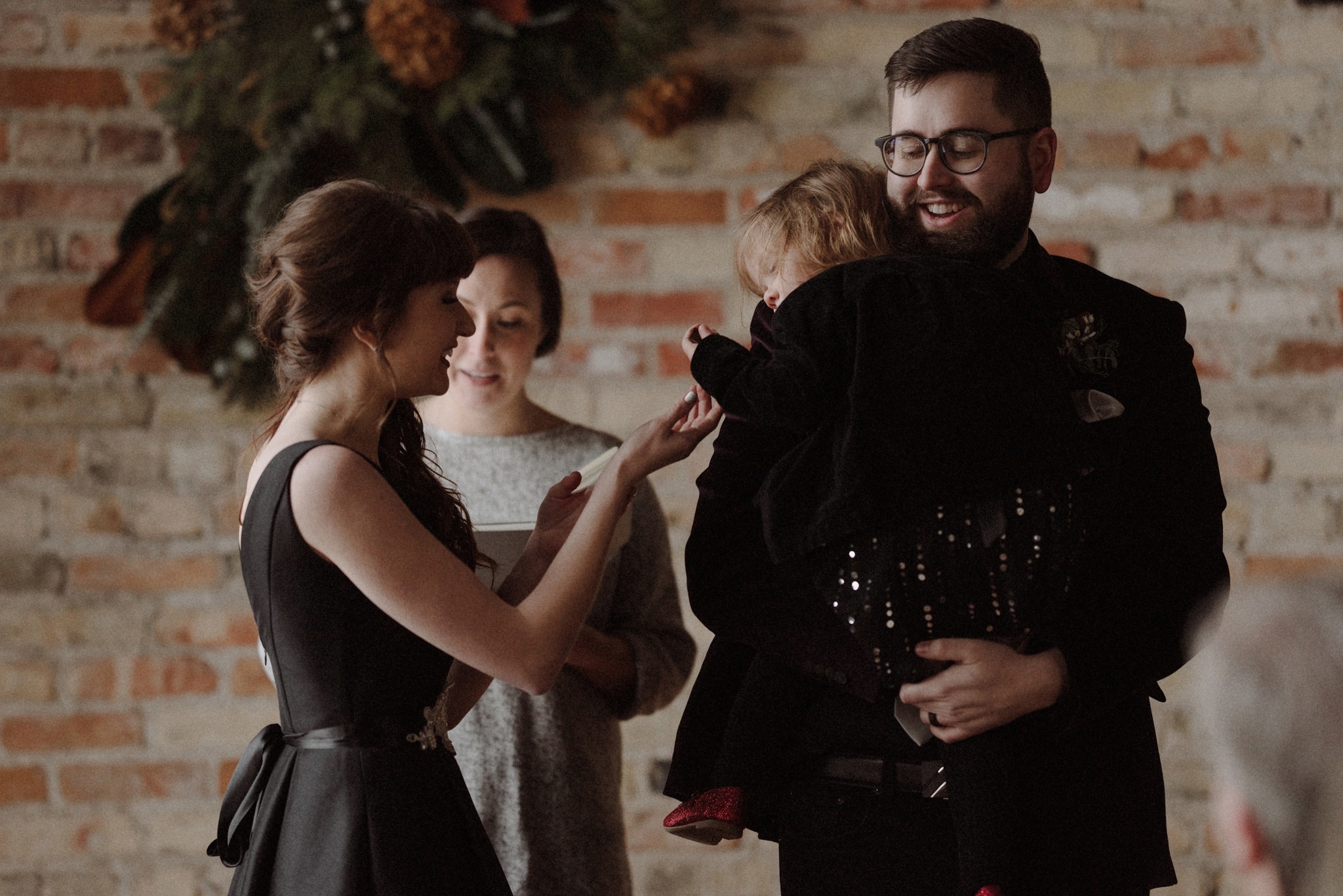 Winter solstice wedding, the Colagrossis and The Elopement Co.