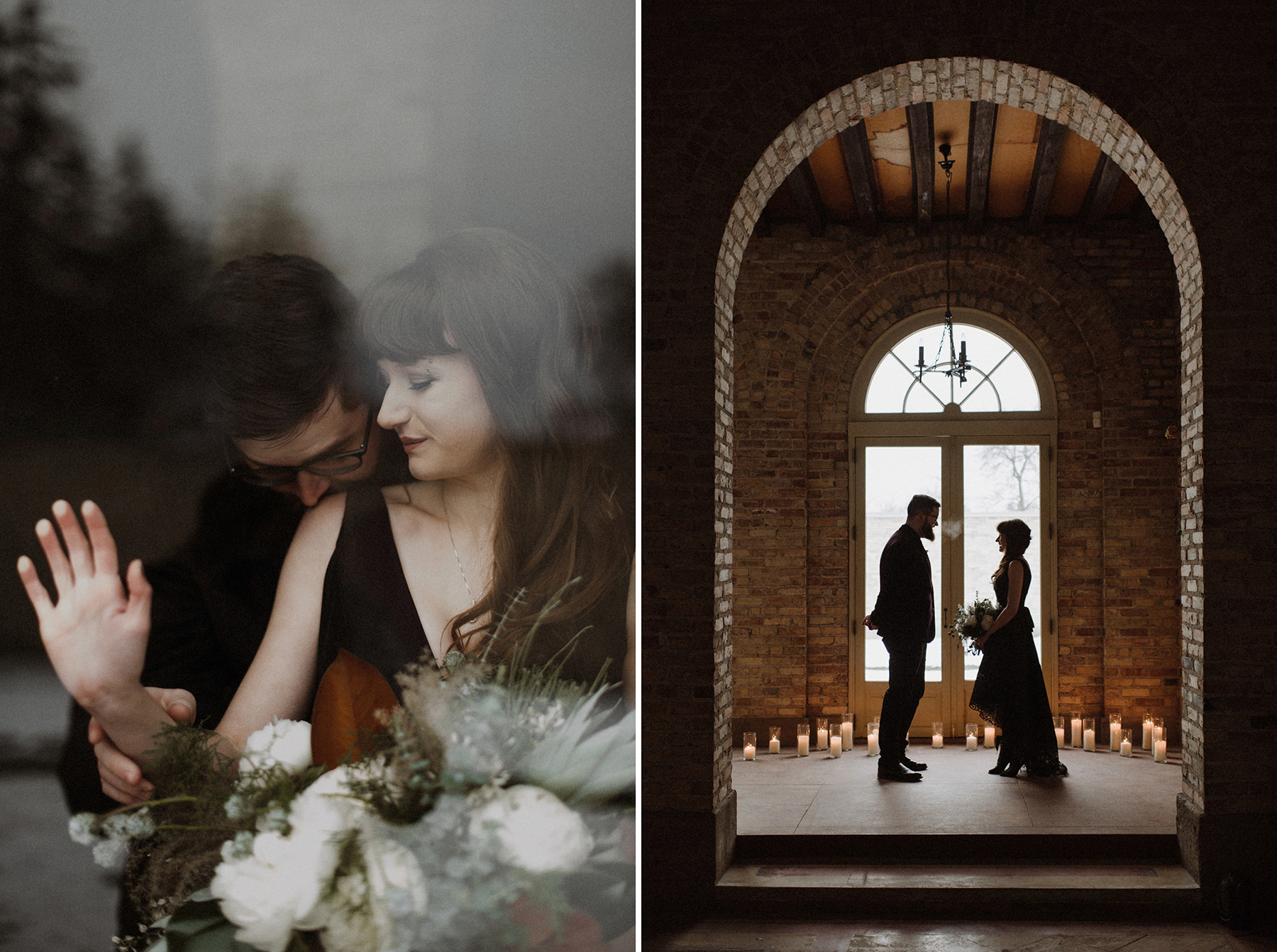 Winter solstice wedding, the Colagrossis and The Elopement Co.